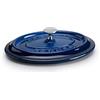 Pentole Agnelli COGHSOL12912B Linea Ghisa Slowcook Coperchio Ovale, 12 x 9 cm, Blu