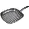 ALLUFLON Tradizione Italia Bistecchiera, Alluminio, Nero, 28 cm