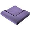 Biederlack Coperta Avvolgente soffice e Morbida Coperta da Soggiorno "Orion Cotton - Violett" in Cotone, Color Viola I Coperta da Divano di Dimensioni 150x200 cm I 526205