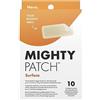 HERO COSMETICS Hero Mighty Patch Surface: Patch anti-acne XL all'idrocolloide che assorbe le impurità da aree estese di acne su viso e corpo entro 6 ore, confezione da 10 patch.
