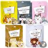 TaimeiMao 10 Pezzi Maschere Viso Bambina, Maschera Viso Animali, Maschera Viso Antirughe, Maschere Viso in Tessuto, per Azione Idratante, Detergente, Set Skin Care Ragazza