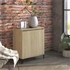 KTHLBRH Armadi da Cucina Arredamento Soggiorno Mobiletto Multiuso Credenza Rovere Sonoma 60x35x70 cm in Legno Multistrato Adatto per Ufficio, Sala da Pranzo, Soggiorno