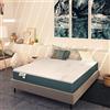 Baldiflex , Materasso Singolo Memory Plus Top Fresh 80x190 cm Alto 25 cm, Fodera Sfod. Estate Cooler, Inverno Aloe Cus. Sap. incl.