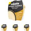 Mezete, Gourmet Hummus Classico, Crema a Base di Ceci 100% Naturale, Ideale Come Antipasto o Aperitivo su dei Crostini, Come Accompagnamento a Verdure Crude, No Conservanti e Glutine, 70 gr