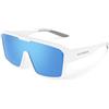 ROCKBROS Occhiali da Sole Ciclismo Sovrapponibili, Occhiali Sportivi Uomo, Sovraocchiali Polarizzati, Protezione UV400, Adatto per Bici MTB Corsa Pesca, Nero