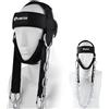 LINSTER Allenamento Collo, Neck Builder Strap con 5MM Neoprene Imbottita Head Harness E Regolabile Dip Catena Acciaio Lunga, Supporto Allenamento Collo Pesi Imbracatura, Pesi Boxe Gym Trainer