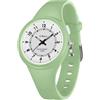 BIEWO Orologi da donna, impermeabile 5ATM orologio da polso per donne facile da leggere semplice orologio da infermiera minimalista analogico al quarzo orologio da polso cinturino in silicone, Verde