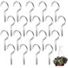 Batheidon Ganci a Vite in Acciaio Inox 304 per Soffitto e Parete, Filettati da Esterno M3 3x40mm con Supporto Fisso
