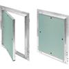 SYSTERM KRAL18 - Sportello di ispezione per manutenzione e pulizia, 250 x 250 mm, con strato in cartongesso spesso 12,5 mm, telaio in alluminio, 25 x 25 cm, per ambienti umidi e costruzione a secco, verde