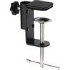 PATIKIL 0,51 Foro Dia. Scrivania Tavolo Montaggio Morsetto, Universale C Forma Scrivania Morsetto con Regolabile Vite per Micro Microfono Braccio Lampada Supporto, Nero