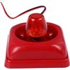 Candeon Sonoro E Luminoso Sirena Allarme, DC 12v/24v Sirena Stroboscopica Antincendio Allarme Luce Sonora, 115db Wired Lampeggiante Luce Stroboscopica Siren Allarme Acustico E Luce Rossa Allarme Di Sicurezza