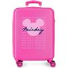 Disney Mickey All Smile Valigia da cabina Multicolor 38x55x20 cm ABS rigido Lucchetto a combinazione laterale 35L 2 kg 4 ruote doppie Bagaglio a mano