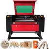 Sihao 80W Macchina per incisione laser co2 incisore laser taglio laser engraver laser cutter 700 X 500mm USB RDWorks Software 220v Europlug incisore legno pelle plastica acrilico tessuti ecc(80W Con Staffa)