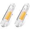 ZJZG Lampadina R7S LED 78mm Dimmerabile, Lampadine LED R7S 20W 3000K Bianca Calda 2000LM, Equivalenti a 200W Lampada Alogena, Angolo 360, Nessun Sfarfallio Lampada LED, Confezione da 2
