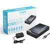 KingData Custodia per Hard Disk KingData, Caddy USB 3.0 a SATA per SSD/HDD da 3,5 pollici con Adattatore di Alimentazione DC, Docking Station, Custodia SSD HDD Senza Attrezzi per Windows, Linux, Mac, PS4, Xbox