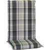 Beo Ascot P800 - Cuscino per Sedia da Giardino con Schienale Alto, con Chiusura Lampo, 120 x 52 x Spessore ca. 8 cm