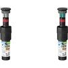 Claber 87314 Inter. MICROIRRIGATORE 90 90230, Nero/Rosso, 40x40x145 cm & 87313 Inter. MICROIRRIGATORE 180 90220, Nero/Rosso, 40x40x140 mm
