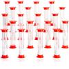 Kulinex Clessidra 1 Minuto Piccola Plastica x20 Mini Clessidre per bambini Istruzione Scuola per Kids Toilet Timer Man Lavaggio Denti Minuti Giochi Egg 60 Secondi Accessorio per insegnanti ✮GARANZIA A VITA✮