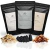 Incensera Set di incensi: da Fumare, Resina di Mirra e Carbone - Perfetto per Meditazione, Yoga e rituali spirituali