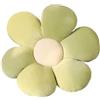 ACYOUNG Cuscino per pavimenti floreali Tatami, motivo floreale, in peluche, per la cameretta dei bambini, per la casa, il divano (40 x 40 cm, verde e bianco - a)