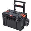 Qbrick System Cassetta Attrezzi Vuota Mobile Su Ruote Cassetta Porta Utensili Valigetta Lavoro 641 x 485 x 660 mm Nero ONE Cart 2.0