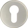 ABUS 036699 RH410 F2 SB - Copertura protettiva per buco della serratura per porte in legno, 11 mm, colore: argento nichel