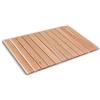 Castelmerlino Caillebotis doccia in larice scelto certificato PEFC 108x68 cm per piatti doccia 120x80 cm