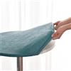 Morbuy Tovaglia Antimacchia Rotondo 180cm, Plastificata Tovaglia Rotondo in Poliestere con Bordo Elastico Lavabile Tovaglie da Tavola Impermeabile Tovaglia per Salotto Pranzo Giardino