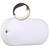 Partenopea® Applique lampada a LED Lampada da parete per mura esterno plafoniera balcone giardino androni impermeabile (Luce bianca naturale 4000K, Rettangolare curvata)