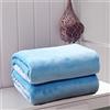 ENEN Plaid in Pile Tinta Unita Coperta Coperta Calda Plaid in Pile di Flanella Microfibra Letto Matrimoniale e Divano in Microfibra per Ultra Morbida & Comfort (150x200cm,Blu Cielo)