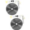 Uonlytech 2 Set Accessori per lampadari staffa di montaggio della lampada piastra plafoniera lampadario plafoniera led plafoniera kit baldacchino lampada a sospensione baldacchino lampadario