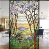 Lumanduo Finestre Film Privacy Vetro Colorato Adesivi per Finestre Statico Aggancio Decorativo Smerigliato Pellicola per Finestre UV Bloccaggio Tenui Colori Coperture Finestre (I,60x120cm WxH)