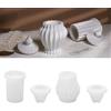 HNLMZ Stampi in Silicone per Resina,2 Pezzi Stampo in Resina da Colata DIY con Coperchio,Stampi in Silicone per Gesso Resina Epossidica per la Produzione di Artigianato