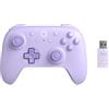 8Bitdo Ultimate 2C Wireless Controller for Windows PC and Android, with 1000Hz Polling Rate, Hall Effect Joysticks and Hall Triggers, and Remappable L4/R4 Bumpers (Purple)