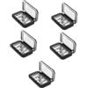 minkissy Scatola Da 5 Set Scatola Magnetica Piastra Vuota Per Ombretto Vasetti Per Fard Vuoti Dispenser Per Ombretti Custodia Per Fard Vuota Vasetti Vuoti Per Ombretto Vassoio Per