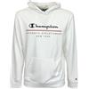 Champion Legacy Graphic Shop Authentic - Powerblend Terry Felpa con Cappuccio, Bianco, Uomo SS24