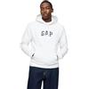 GAP Felpa con cappuccio da uomo con logo, Pietra di Carls, Medium