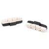 Elvedes - 1 paio di pattini in gomma White Compound per freno Magura HS11/HS33 Bicicletta/Cycle/VAE/E-Bike adulto, Unisex, Bianco, Standard