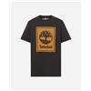 Timberland Stack Logo M - T-shirt - Uomo - Nero