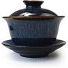 Liang baobao Porcellana Gaiwan 6oz tazza da tè colore smalto tazze Tureen cinese Sancai Cover Bowl Lip Saucer Set