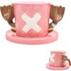 Bocguy One Piece Tazza, Chopper Anime, Tazza in porcellana fatta a mano, per caffè, tè, latte, ceramica, tazza da ufficio, regalo per Natale, compleanno, anniversario