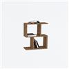 LBSIGN Tavolino Da Divano Multiuso 2 Ripiani 45x17x51 Effetto Legno Dax