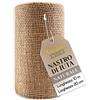 Creative Deco Nastro Juta | 20 cm x 10 m Rotolo | Tessuto Marrone Naturale | Rustico Decorativo in Stile Boho | Per Matrimonio Regalo Decorazione Bricolage Artigianato Fai da Te