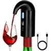 BANGDILS Aeratore elettrico per decanter per vino, aeratore per vino rosso One Touch, aeratore e dispenser per vino intelligente con tipo C ricaricabile per casa e bar