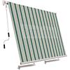 Sangiorgio SAN GIORGIO Tenda da Sole a Caduta 300x250cm Bracci Regolabili Tessuto Impermeabile Esterno