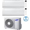 Samsung Climatizzatore Condizionatore Samsung Windfree Avant S2 R32 Wifi Dual Split Inverter 12000 + 12000 BTU con U.E. AJ068TXJ3KG/EU NOVITÁ 2025 Classe A++/A+