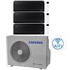 Samsung Climatizzatore Condizionatore Samsung Windfree BLACK R32 Wifi Trial Split Inverter 9000 + 9000 + 9000 BTU con U.E. AJ052TXJ3KG/EU NOVITÁ 2025 Classe A+++/A++