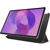 Lenovo Folio Case per Idea Tab Pro, elegante custodia in pelle con protezione antiurto, supporto integrato, accoppiamento magnetico per penna Ottica, funzione Attivazione/Riposo - Grigio