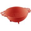 GIO'STYLE Giostyle Scolapasta ForMe | Rosso | Made in Italy | Plastica 100% Riciclabile