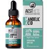 Aesthete Acido Mandelico Viso 10% AESTHETE | Peeling Notturno Esfoliante AHA 100 ml con Azione Purificante e Illuminante | Per Pelle Sensibile, Grassa e Mista | Pori Visibili, Macchie, Pelle Giovane